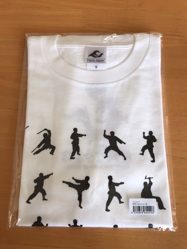★Sending Overseas★Karate silhouette T-shirt [original product]