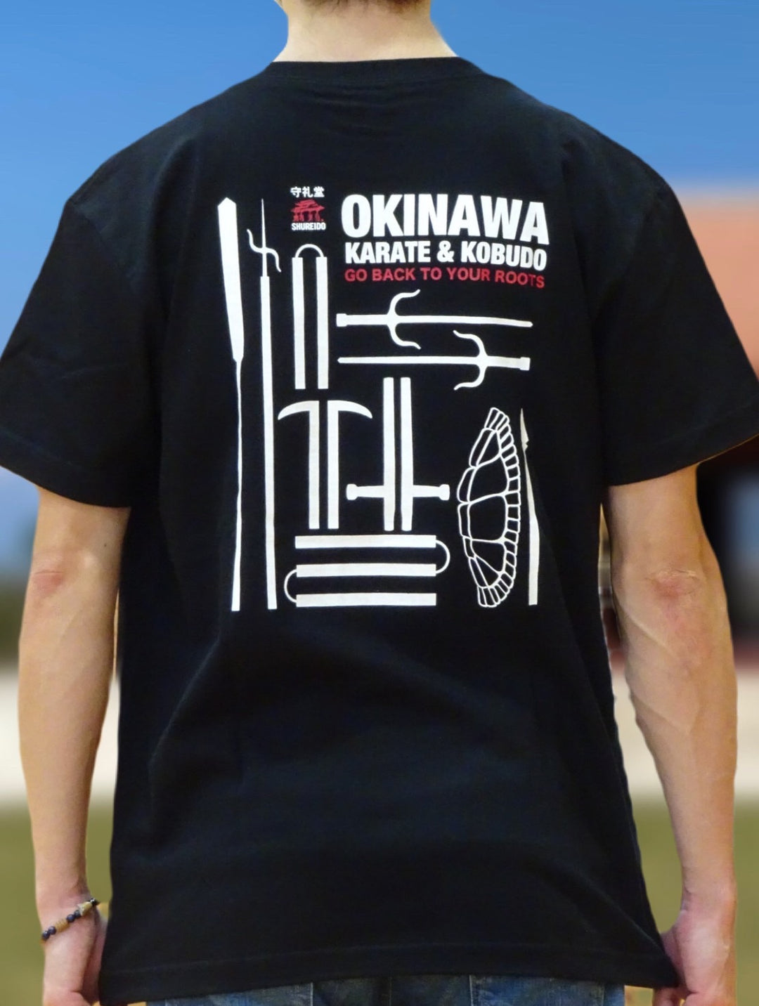守礼堂】古武道Tシャツ 黒 – 沖縄空手会館