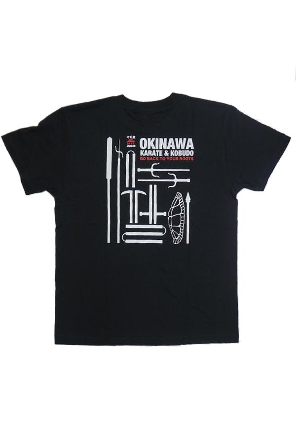 ★Sending Overseas★【SHUREIDO】KOBUDO BLACK T-shirt
